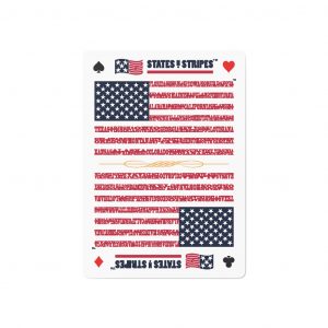 USA States n Stripes Poker Cards