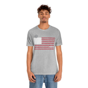 TENNESSEE States n Stripes Red+White highlighted Unisex Tee
