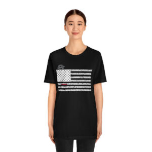 VIRGINIA States n Stripes White+Red highlighted Unisex Tee