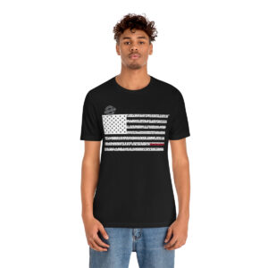 SOUTH CAROLINA States n Stripes White+Red highlighted Unisex Tee