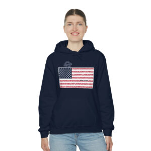 NEW YORK States n Stripes Color Highlighted Unisex Hoodie