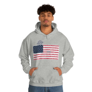 ILLINOIS States n Stripes Color Highlighted Unisex Hoodie