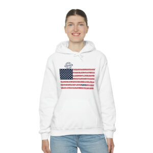 WASHINGTON States n Stripes Color Highlighted Unisex Hoodie