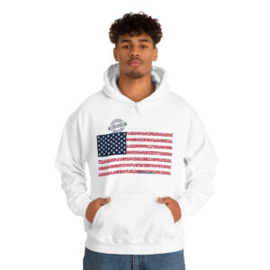 INDIANA States n Stripes Color Highlighted Unisex Hoodie