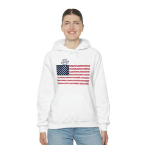 DELAWARE States n Stripes Color Highlighted Unisex Hoodie
