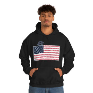 KANSAS States n Stripes Color Highlighted Unisex Hoodie