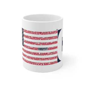 CONNECTICUT States n Stripes Coffee Mug