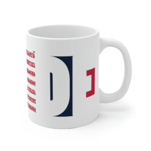 DELAWARE States n Stripes Coffee Mug
