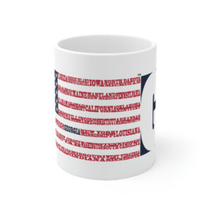 GEORGIA States n Stripes Coffee Mug