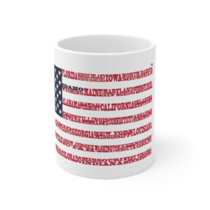 IDAHO States n Stripes Coffee Mug