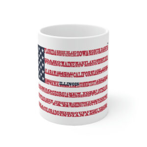 ILLINOIS States n Stripes Coffee Mug