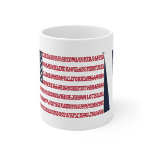VIRGINIA States n Stripes Coffee Mug