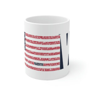 WASHINGTON States n Stripes Coffee Mug