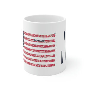 MARYLAND States n Stripes Coffee Mug