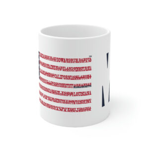 MASSACHUSETTS States n Stripes Coffee Mug