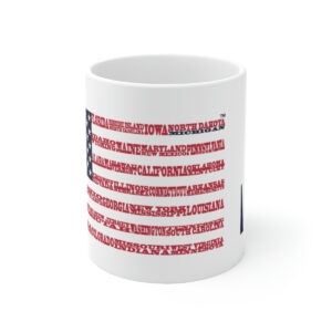 MICHIGAN States n Stripes Coffee Mug