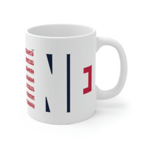 NEBRASKA States n Stripes Coffee Mug