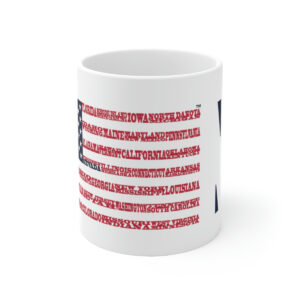 NEVADA States n Stripes Coffee Mug
