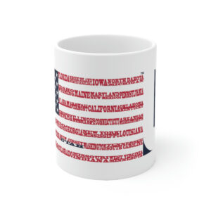 UTAH States n Stripes Coffee Mug