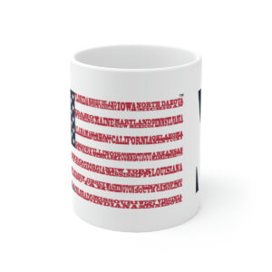 NEW HAMPSHIRE States n Stripes Coffee Mug