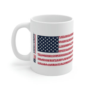 USA States n Stripes Coffee Mug