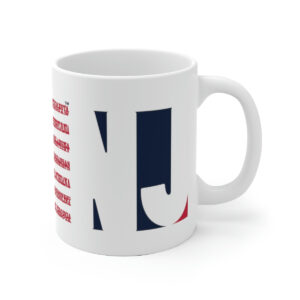 NEW JERSEY States n Stripes Coffee Mug