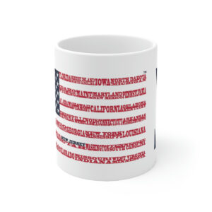 NEW JERSEY States n Stripes Coffee Mug