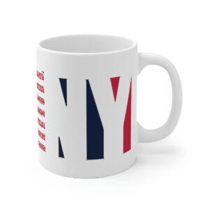 NEW YORK States n Stripes Coffee Mug
