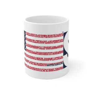 SOUTH CAROLINA States n Stripes Coffee Mug