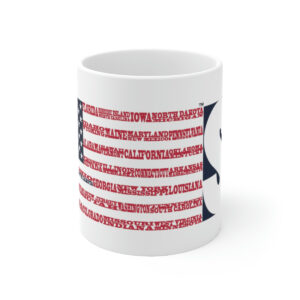 SOUTH DAKOTA States n Stripes Coffee Mug