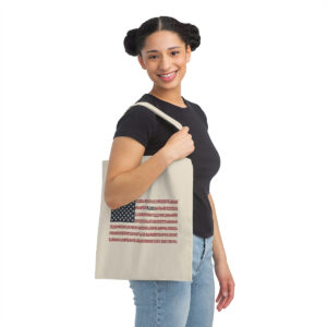 MAINE States n Stripes Canvas Tote Bag