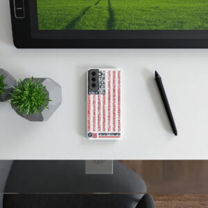 USA States n Stripes Samsung S21 distressed print phone case