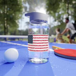 USA States n Stripes Tritan Water Bottle