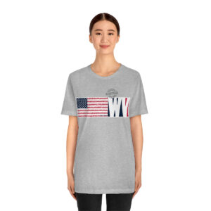 WEST VIRGINIA States n Stripes Color State Unisex Tee
