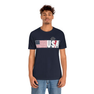 USA States n Stripes Color Unisex Tee