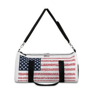 USA States n Stripes Duffel Bag