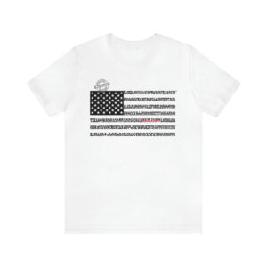 MISSISSIPPI Mono+Red highlighted Unisex Tee